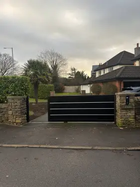 Click Here To Enlarge This Photo Of Sliding Gate Installation